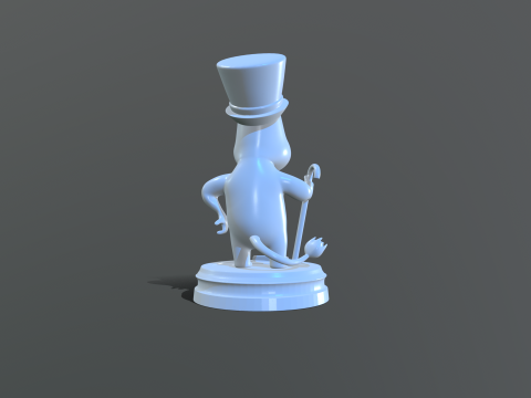Moominpappa moomin statue 3D print model 3D Print Model