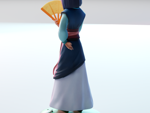 MULAN MADE FOR 3D PRINTING 3D प्रिंट मॉडल