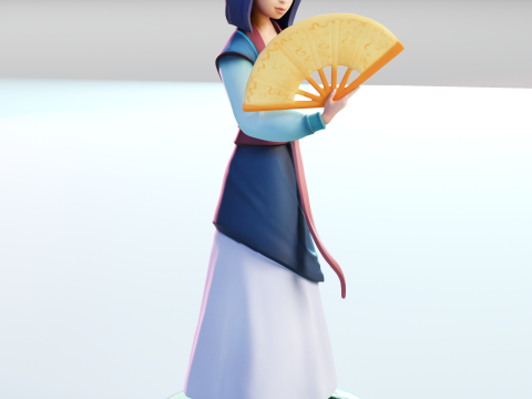 MULAN MADE FOR 3D PRINTING 3D प्रिंट मॉडल