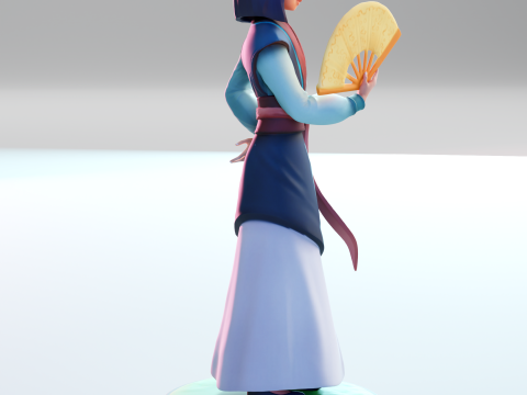 MULAN MADE FOR 3D PRINTING 3D प्रिंट मॉडल