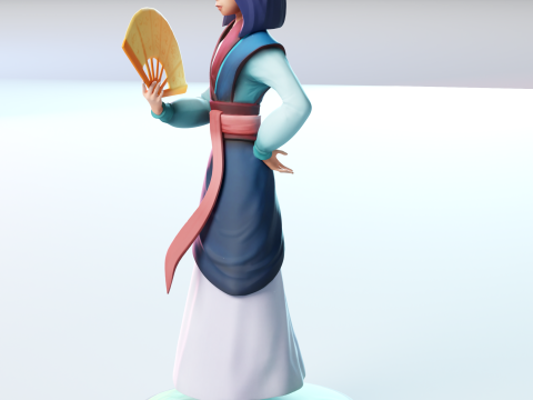 MULAN MADE FOR 3D PRINTING 3D प्रिंट मॉडल