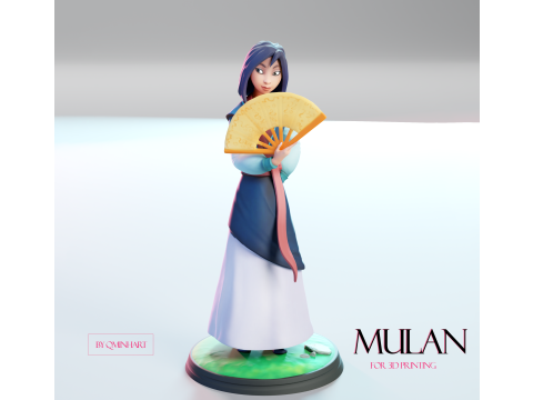 MULAN MADE FOR 3D PRINTING 3D-printmodel