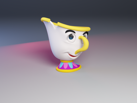 Chip - Beauty And The Beast 3D print model 3D Print Model