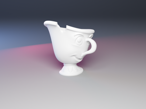 Chip - Beauty And The Beast 3D print model 3D Принт Модель