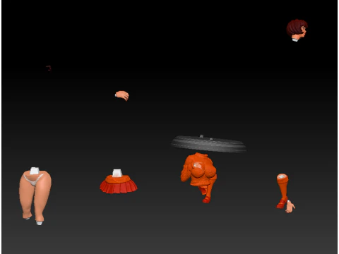 Velma Scooby Doo Fanart Collectible Figure 3D print model 3D Print Model