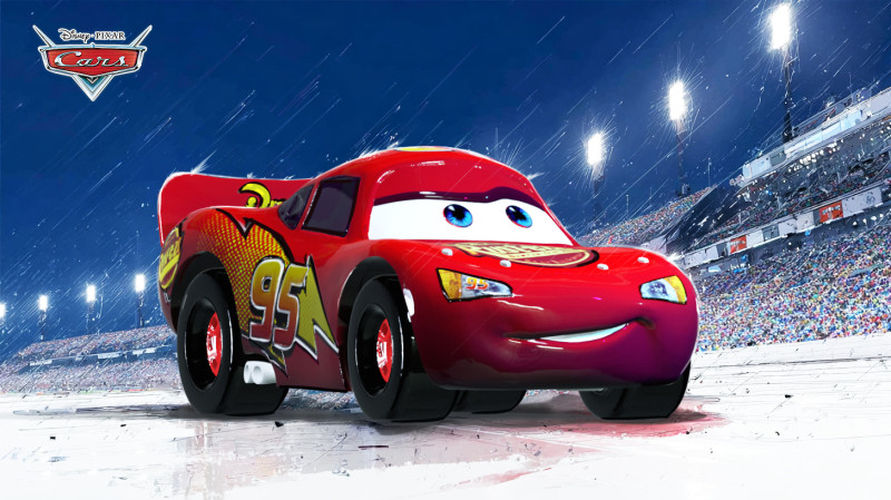 Car Lightning McQueen print 3D Baskı Modeli .c4d .max .obj .3ds .fbx .stl .blend 