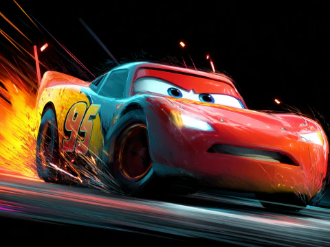 Car Lightning McQueen print 3D Print Model