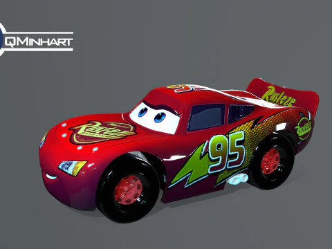 Car Lightning McQueen print 3D Print Model
