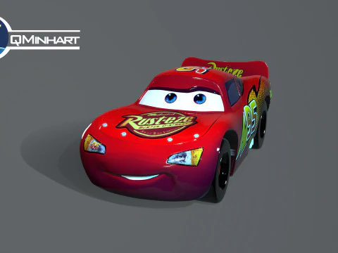 Car Lightning McQueen print 3D Print Model