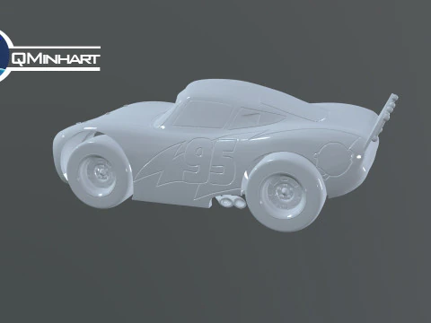 Car Lightning McQueen print 3D Print Model