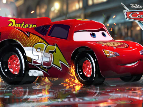 Car Lightning McQueen print 3D Print Model