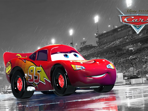 Car Lightning McQueen print 3D Baskı Modeli