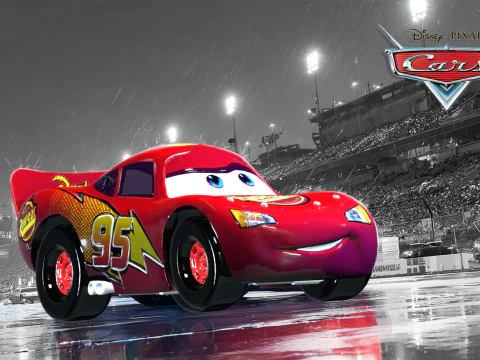 Car Lightning McQueen print 3D Print Model