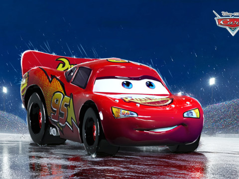 Car Lightning McQueen print 3D Baskı Modeli