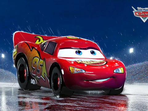 Car Lightning McQueen print 3D Print Model