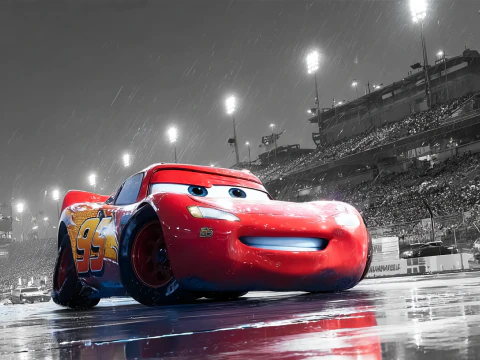 Car Lightning McQueen print 3D Print Model