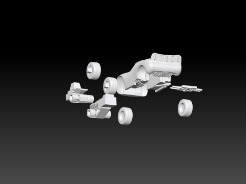 Car Lightning McQueen print 3D Baskı Modeli