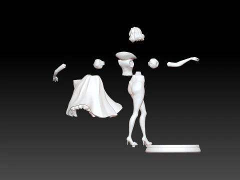 Snow White Fan Art Printable Model 3D print model 3D Print Model