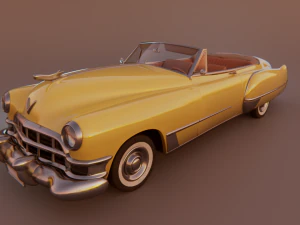 cartoon car cadillac62 3D Model