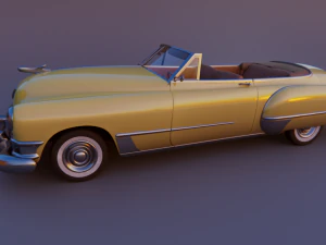 cartoon car cadillac62 3D Model