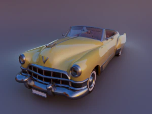 cartoon car cadillac62 3D Model
