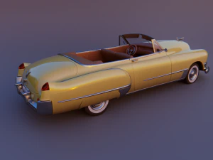 cartoon car cadillac62 3D Model