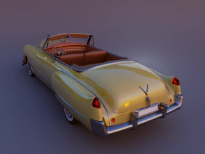 cartoon car cadillac62 3D Model