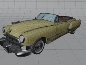 cartoon car cadillac62 3D Model