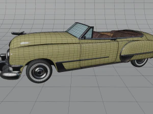 cartoon car cadillac62 3D Model