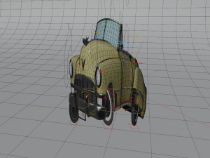 cartoon car cadillac62 3D Model