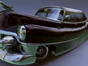 cartoon car cadillac 75 3Dモデル