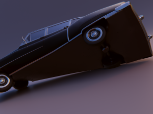 cartoon car cadillac 75 3Dモデル