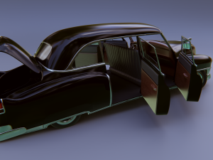 cartoon car cadillac 75 3Dモデル
