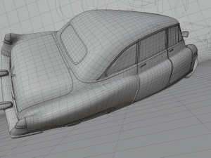 cartoon car cadillac 75 3Dモデル