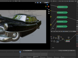 cartoon car cadillac 75 3Dモデル