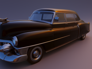 cartoon car cadillac 75 3Dモデル