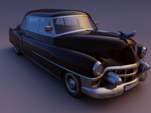 cartoon car cadillac 75 3Dモデル