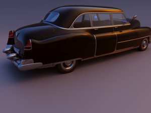 cartoon car cadillac 75 3Dモデル