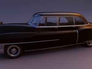 cartoon car cadillac 75 3Dモデル