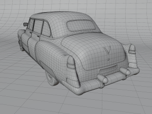 cartoon car cadillac 75 3Dモデル
