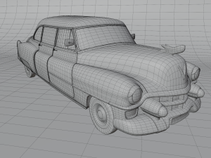 cartoon car cadillac 75 3Dモデル