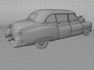 cartoon car cadillac 75 3Dモデル