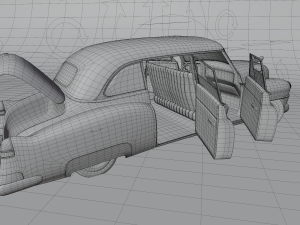 cartoon car cadillac 75 3Dモデル