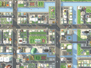tile pack city 3d low poly 3D Model