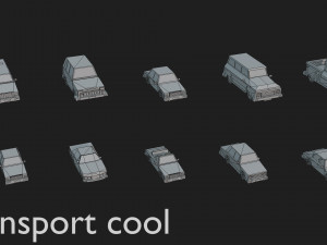 tile pack city 3d low poly 3D Model