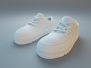 cartoon sneakers 3D Modell