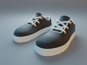 cartoon sneakers 3D Modell