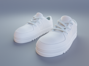 cartoon sneakers 3D Modell