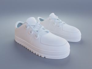 cartoon sneakers 3D Modell
