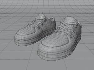 cartoon sneakers 3D Modell